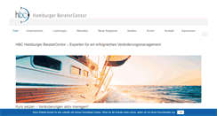 Desktop Screenshot of hbcontor.de