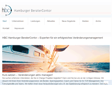 Tablet Screenshot of hbcontor.de